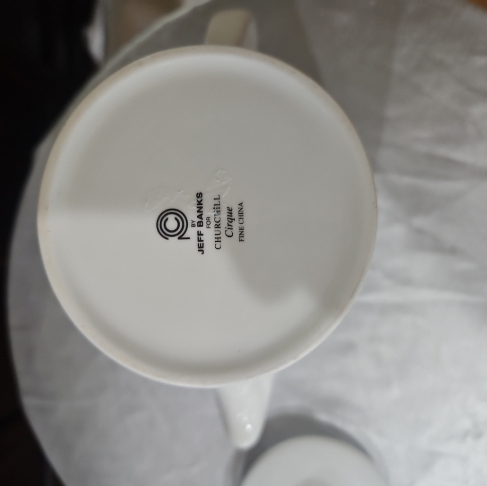 Jeff Banks for Churchhill Teapot White Cirque Fine China - Picture 10 of 10